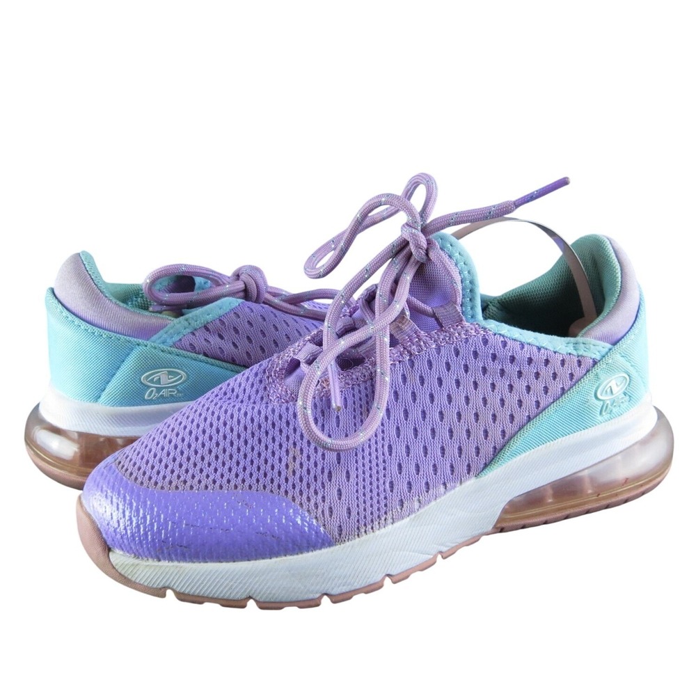 Athletech Youth Girls Sneaker Shoes Size 2 Medium Pink Synthetic Lace Up